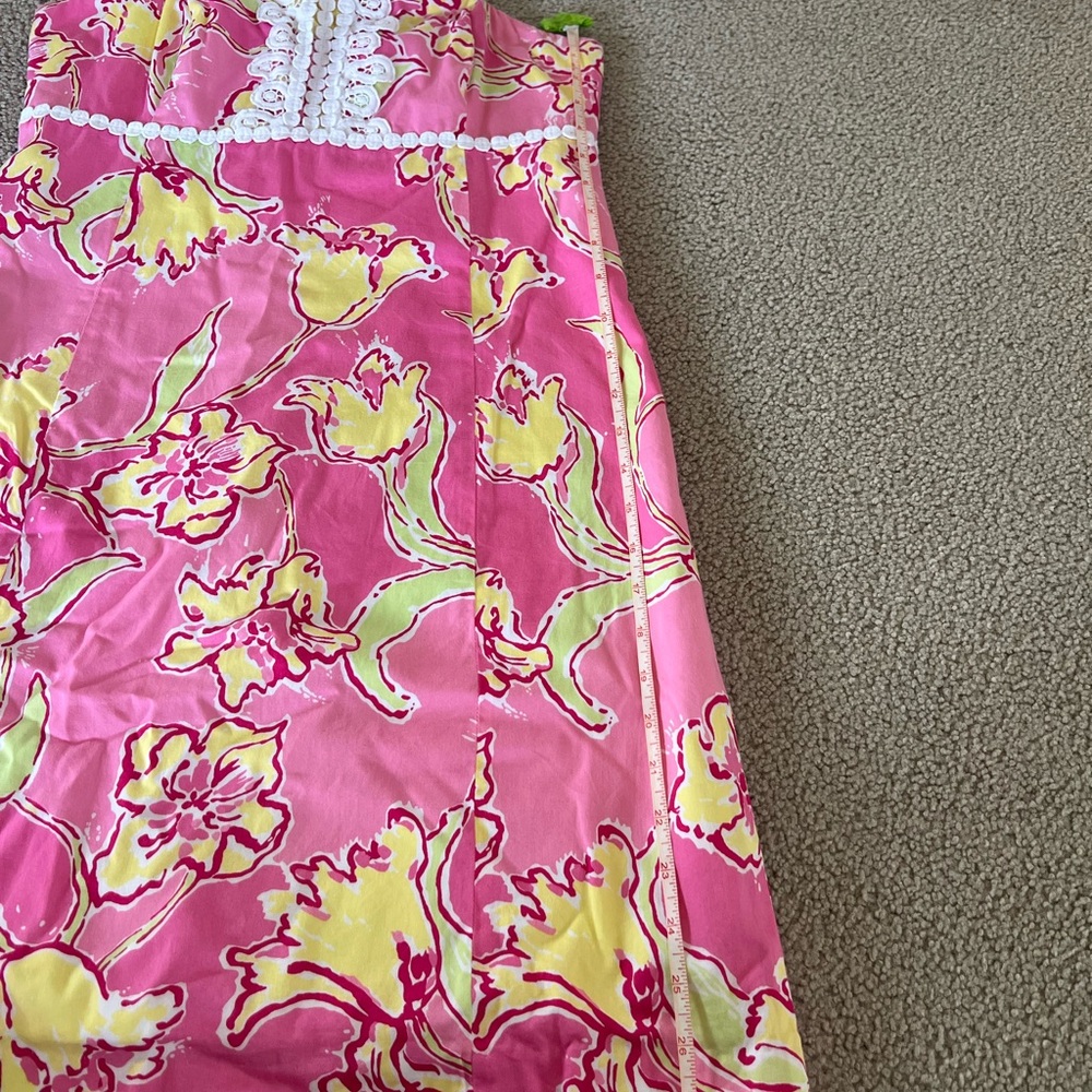 Lilly Pulitzer Isabel Hottie Pink Day Halter Floral Dress - Picture 5 of 8